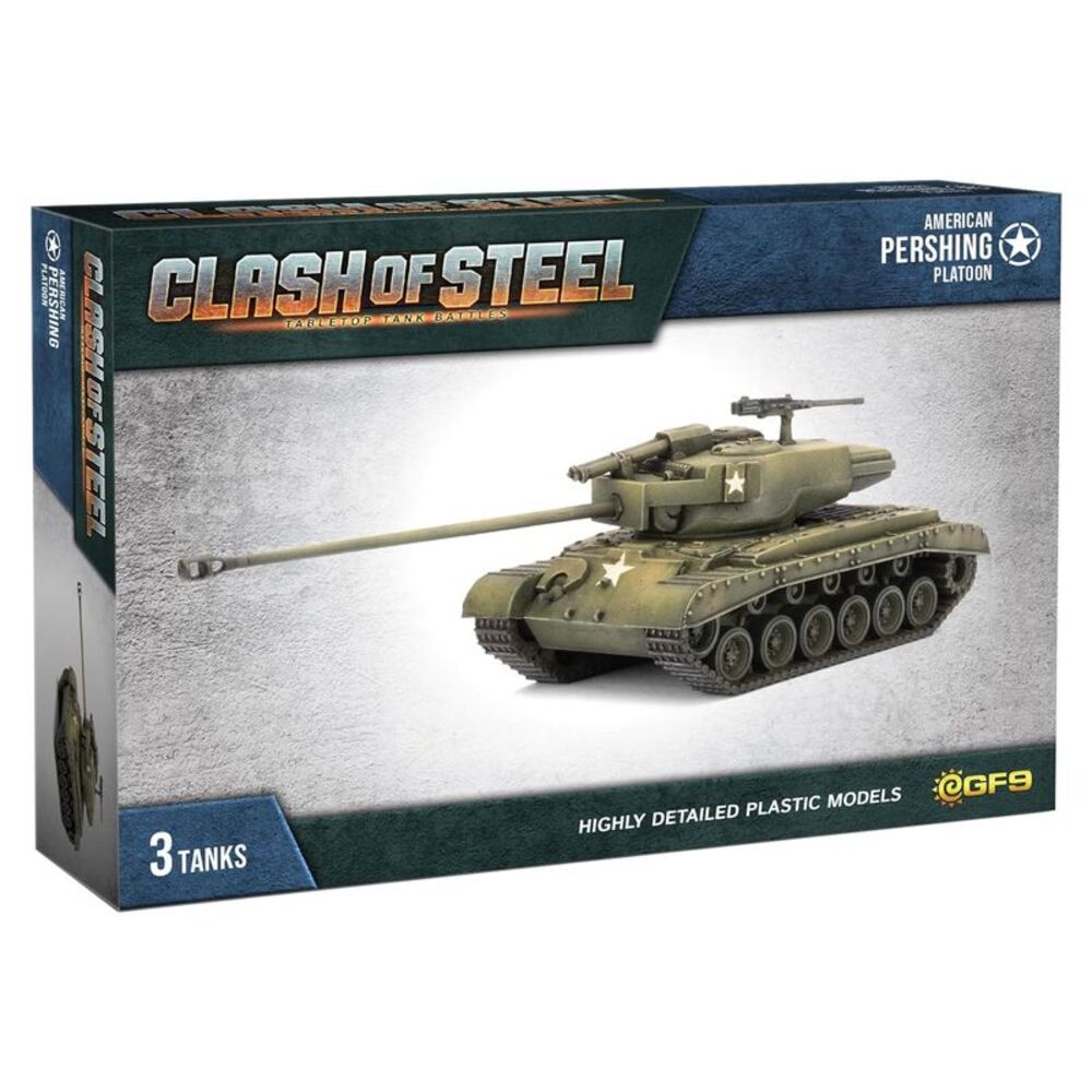 Clash of Steel: Tabletop Tank Battles - American Pershing Platoon